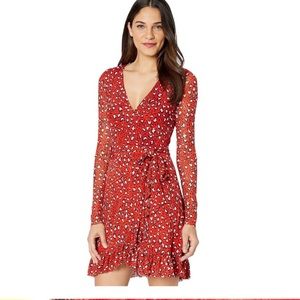 Sanctuary Emma cheetah print wrap dress